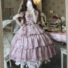Lady of Stars  Dress Set with Optional Petticoat Skirt  Kawaii Academia Y2K Cottagecore Coquette Fairycore Dollette Princesscore Bottoms